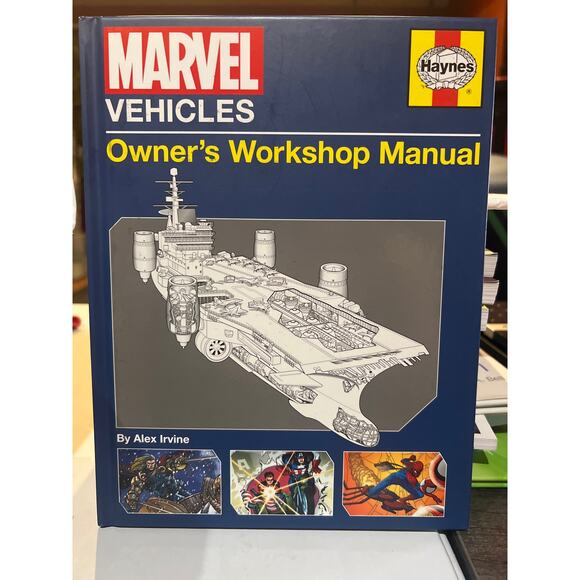 Marvel Vehicles: Owner's Workshop Manual (Haynes Manual) Hardcover - Picture 2 of 3
